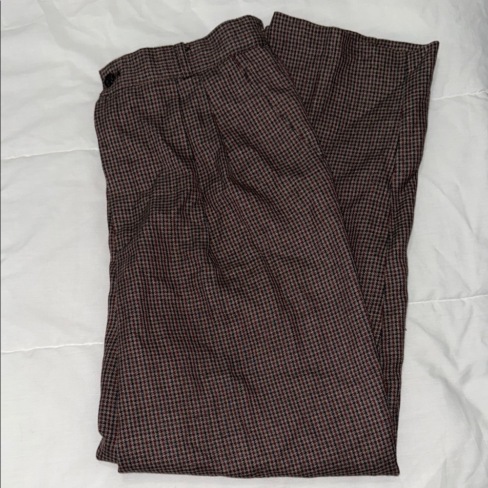 Houndstooth Pants (Dark Academia Aesthetic)